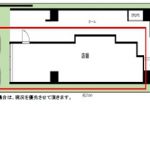 京町堀の1階路面店舗です。(間取)